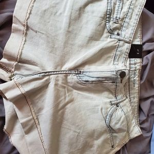 New Calvin Klein women's shorts blue mist 10